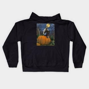 Jack Straws Pumpkin Sitting Kids Hoodie